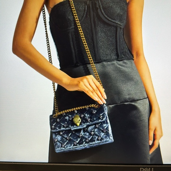 Kurt Geiger London
Mini Kensington Velvet Tonal Jewel Crossbody Bag - Picture 3 of 16